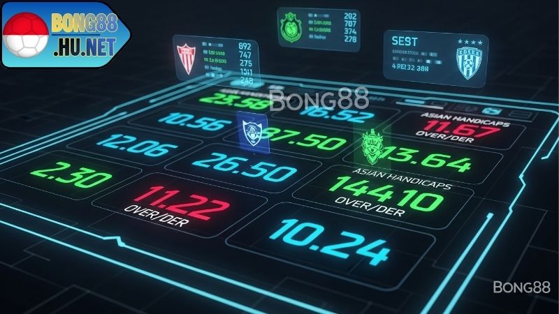 Các loại tỷ lệ kèo bong88 phổ biến