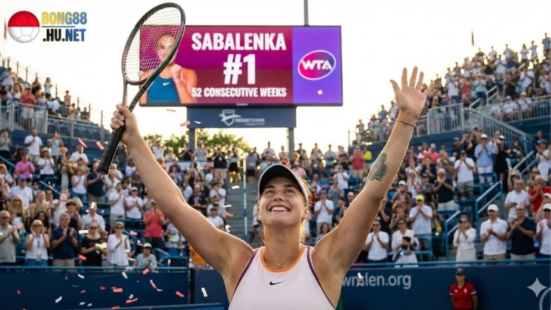 Aryna Sabalenka đi vào lịch sử: Chính thức trở thành tay vợt thứ 7 giữ vị trí số 1 WTA trong trọn vẹn một năm dương lịch 8 aryna-sabalenka-di-vao-lich-su-chinh-thuc-tro-thanh-tay-vot-thu-7-giu-vi-tri-so-1-wta-trong-tron-ven-mot-nam-duong-lich