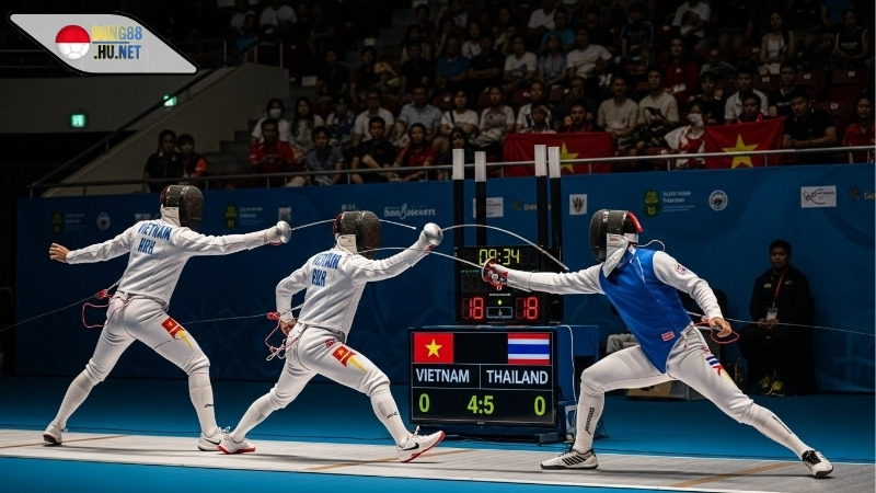 Đấu kiếm đồng đội: Việt Nam đặt mục tiêu bảo vệ ngôi vương trước sự vươn lên của chủ nhà Thái Lan 1 dau-kiem-dong-doi-viet-nam-dat-muc-tieu-bao-ve-ngoi-vuong-truoc-su-vuon-len-cua-chu-nha-thai-lan