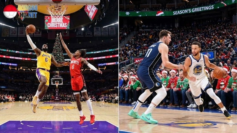 NBA Christmas Day: Đại chiến Lakers vs Rockets và Mavericks vs Warriors hâm nóng không khí lễ hội 10 nba-christmas-day-dai-chien-lakers-vs-rockets-va-mavericks-vs-warriors-ham-nong-khong-khi-le-hoi
